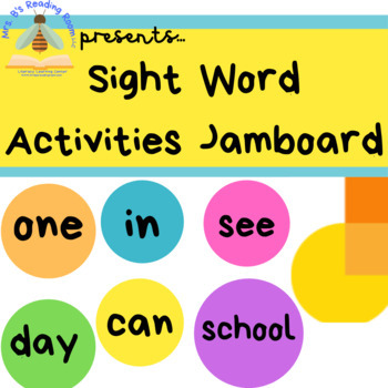 Preview of The Word World: Sight Word Jamboard Activities Bundle