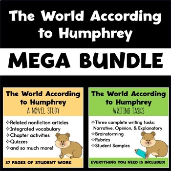 Preview of The World According to Humphrey: BUNDLE (Novel Study & Writing Unit)