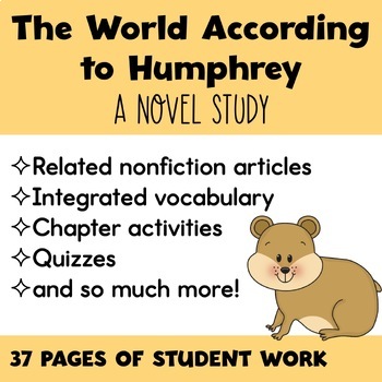 Preview of The World According to Humphrey Novel Study