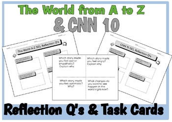 Preview of The World From A to Z and CNN 10 Reflection Questions