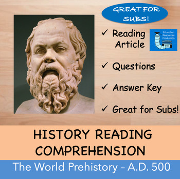 Preview of The World: PREHISTORY - A.D. 500 BUNDLE