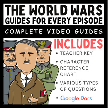 Preview of The World Wars: Complete Guides for Every Episode (Bundle)