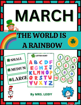 Preview of March Theme for Preschool & Childcare Curriculum
