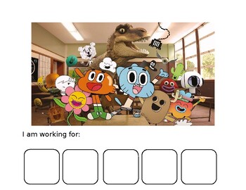 Preview of The World of Gumball Token Board