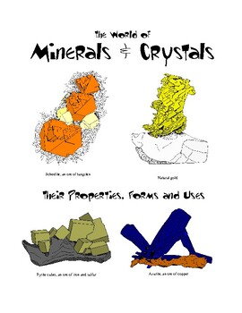 Preview of The World of Minerals:  Activity Booklet