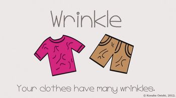 Preview of The World's Cutest Vocabulary Video - wrinkle