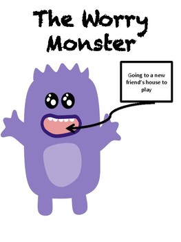 the worry monster by social speechie teachers pay teachers