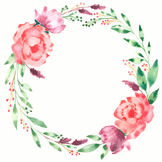 The Wreath | Unlimited Printing | Hand-Drawn | Watercolor