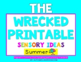 The Wrecked Printable! Sensory Lessons for SUMMER (Speakin