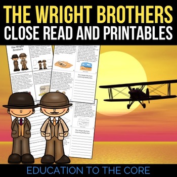 Preview of The Wright Brothers Reading Passage and Activities