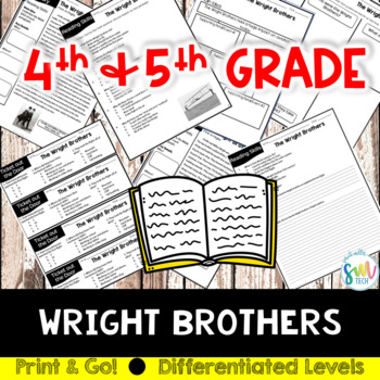 The Wright Brothers Reading and Writing Activity (SS5H1b)