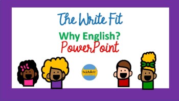 Preview of The Write Fit Why English? PowerPoint