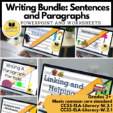 The Writing Bundle Sentence Building and Paragraph Writing