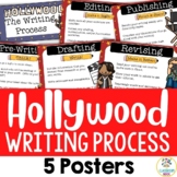 Hollywood & Movie Theme: Writing Process Posters (Bulletin