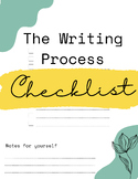 The Writing Process Checklists