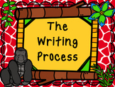 The Writing Process Posters- Jungle/Zoo Theme