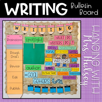 the writing process bulletin board