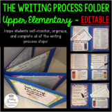 The Writing Process Folder EDITABLE - Upper Elementary Gra