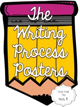 Preview of The Writing Process Posters - with description!