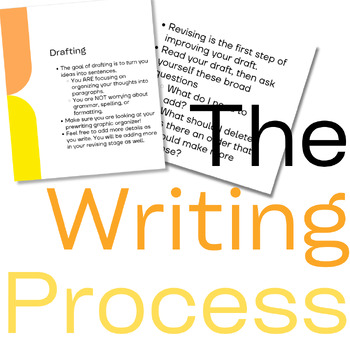 Preview of The Writing Process - Presentation/Self Paced Unit
