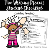 The Writing Process Student Checklist- Freebie