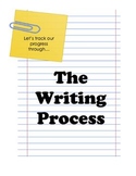 The Writing Process Tracking Charts