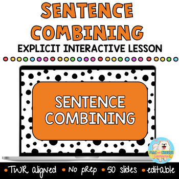 Preview of The Writing Revolution® | Digital Resource | Sentence Combining