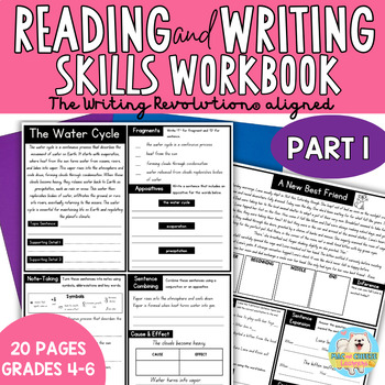 Preview of The Writing Revolution® Comprehension Workbook w/ Reading Passages | Part 1