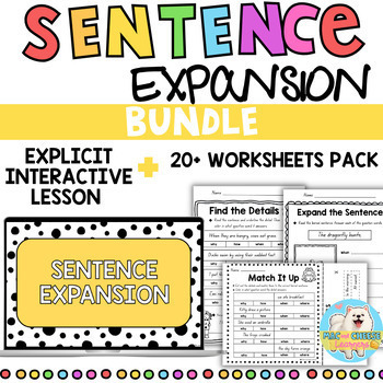 Preview of The Writing Revolution® | Sentence Expansion | BUNDLE