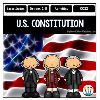 Preview of Writing of the US Constitution: Constitution Day Activities Passages & Flip Book