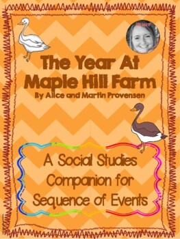 Preview of The Year At Maple Hill Farm: A Social Studies Companion for Sequencing Events
