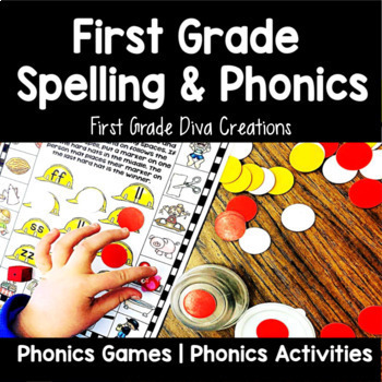 Preview of First Grade Phonics Activities | Phonics Worksheets & Games | Morning Work