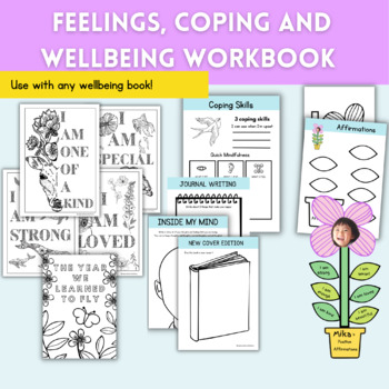 Preview of SEL The Year We Learned to Fly: Wellbeing Workbook with Craft!