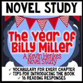The Year of Billy Miller by Kevin Henkes- Novel Study