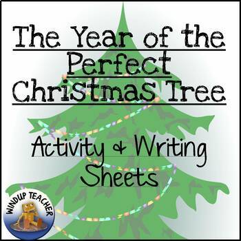 Preview of The Year of the Perfect Christmas Tree Picture Book Printable Activity Pack