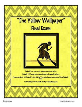 Preview of The Yellow Wallpaper Final Exam Test