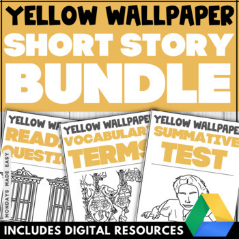 Preview of The Yellow Wallpaper by Charlotte Perkins Gilman - Women's History Month
