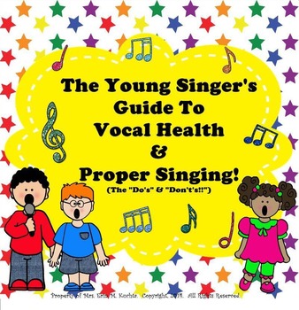 Preview of The Young Singer's Guide To Vocal Health & Proper Singing - SMARTBOARD/NOTEBOOK