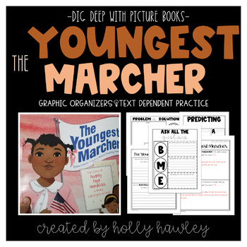 Preview of The Youngest Marcher Text Dependent Book Study Activities