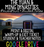 The Yuan & Ming Dynasties PPT - Warm Up & Exit Ticket, Tea