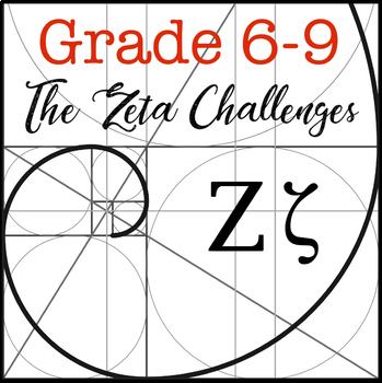 Preview of The Zeta Challenges - Math Enrichment Problems