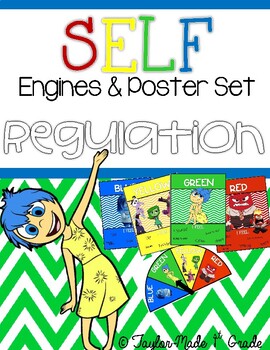 Preview of Self Regulation - Inside Out Theme Engines and Poster Set