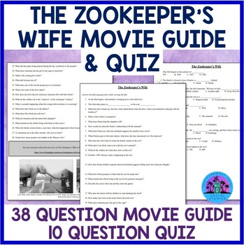 Preview of The Zookeeper's Wife Movie Guide and Quiz