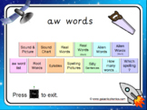 The 'aw' Phonics PowerPoint
