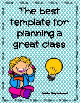 Preview of The best way to plan your lesson!