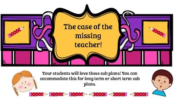 Preview of The case of the missing teacher