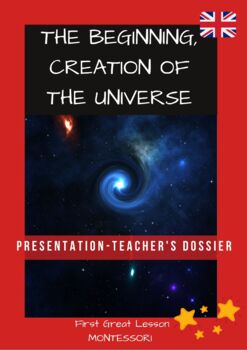 Preview of The creation of the Universe .1st Great lesson Montessori, teacher's script. ENG