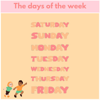 Preview of The days of the week