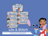 The days of the week posters - Lilo & Stitch