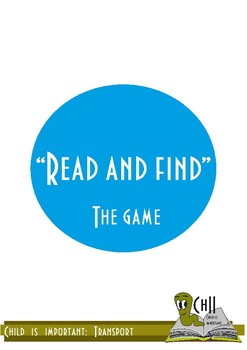 Preview of The game "Read and find"